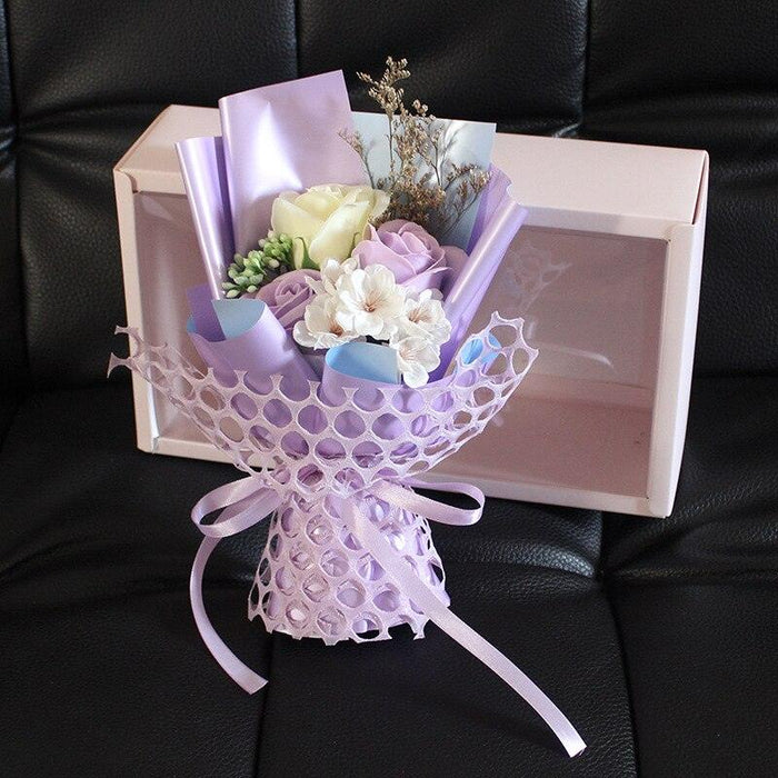 Timeless Romance Rose Soap Flower Bouquet - Elegant Gift for Memorable Moments