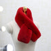 Luxurious Rex Rabbit Fur Scarf: Korean Style Winter Warmth | Genuine Leather | Double-Sided