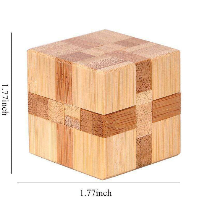 Engaging Wooden Lu Ban Lock Puzzle: A Stimulating Brain Teaser for All Ages – Boost Cognitive Skills and Problem-Solving Abilities