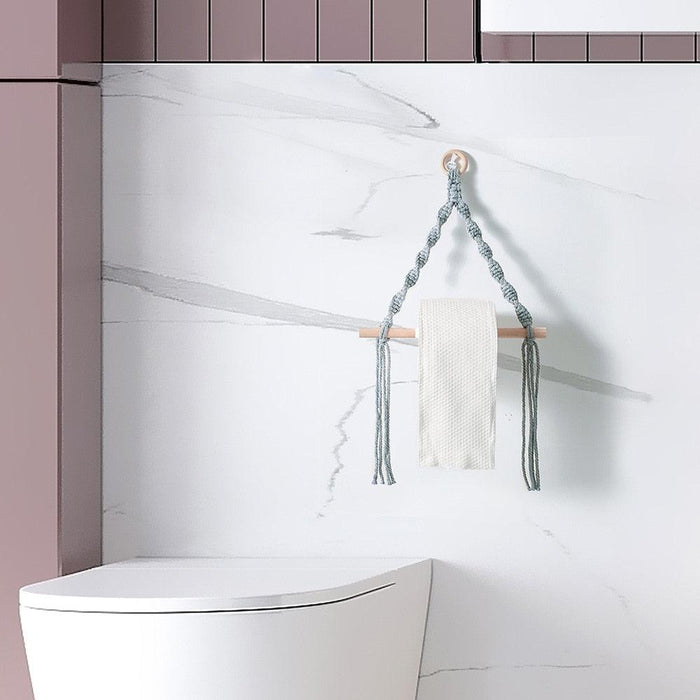 Bohemian Macrame Toilet Paper Holder - Stylish Bathroom Decor