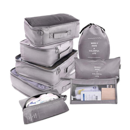 Travel Smart: Versatile 8/6/1-Piece Organizer Set for Effortless Packing