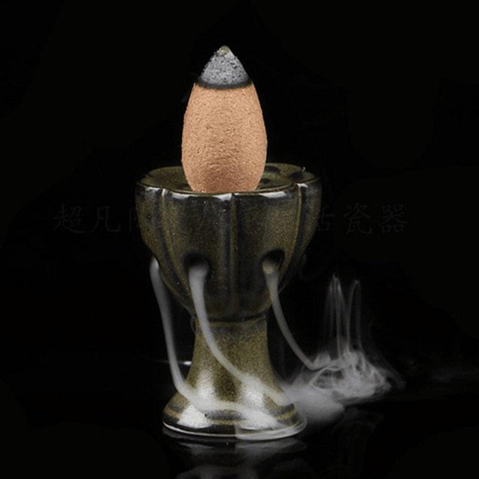 Lotus Bloom Cascading Incense Fountain