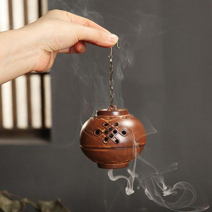 Serene Buddha Hand Ceramic Backflow Incense Holder for Tranquil Spaces