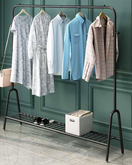 Versatile Steel Coat Rack with Balcony Drying Capability