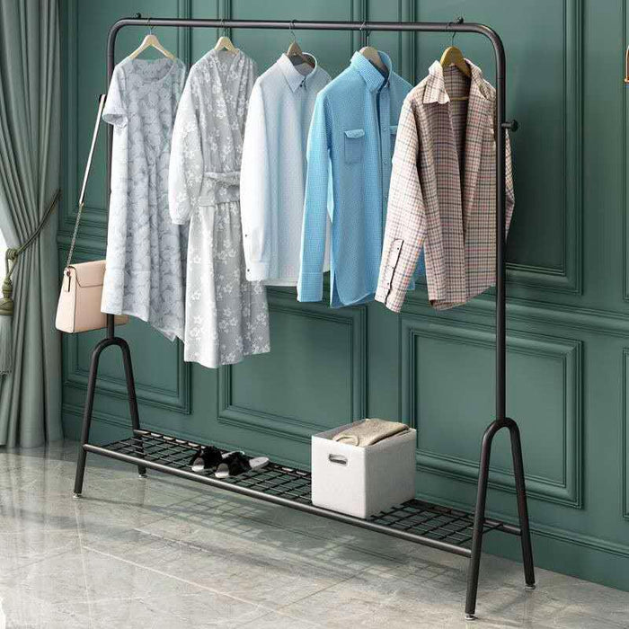 Elegant Multi-Functional Clothes Organizer with Balcony Drying Feature & Stylish Display Rack - Effortlessly Manage, Dry, and Showcase Your Wardrobe