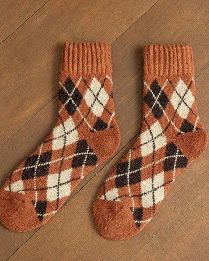 Cozy Wool Crew Sock Set: 5 Pairs for Ultimate Winter Comfort