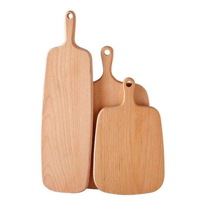 Wooden Multipurpose Kitchen Cutting Board - Elegant Serving Plate for Charcuterie & Pizza