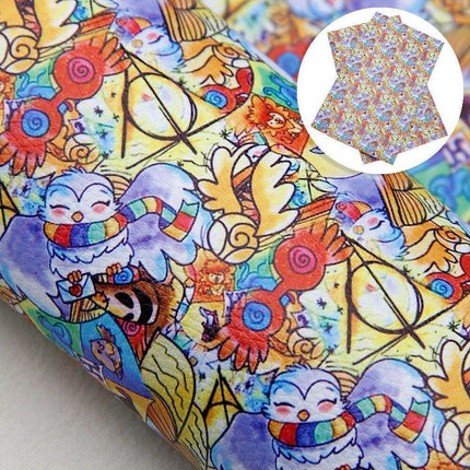 Luxurious Cartoon Lychee Faux Leather Crafting Set - Your DIY Dream Awaits