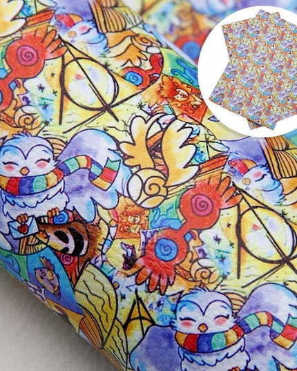 Luxurious Cartoon Lychee Faux Leather Crafting Set - Your DIY Dream Awaits