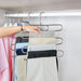 5-Tier Stainless Steel Pant Hanger: Maximize Closet Organization