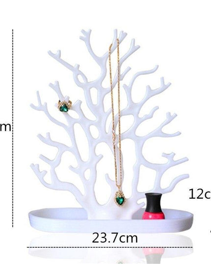 Coral Reef Antler Jewelry Organizer Tree for Stylish Accessory Display