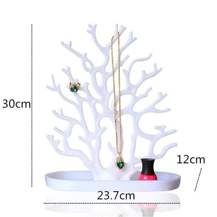 Elegant Antler-Inspired Jewelry Organizer - Chic Display for Your Treasured Accessories