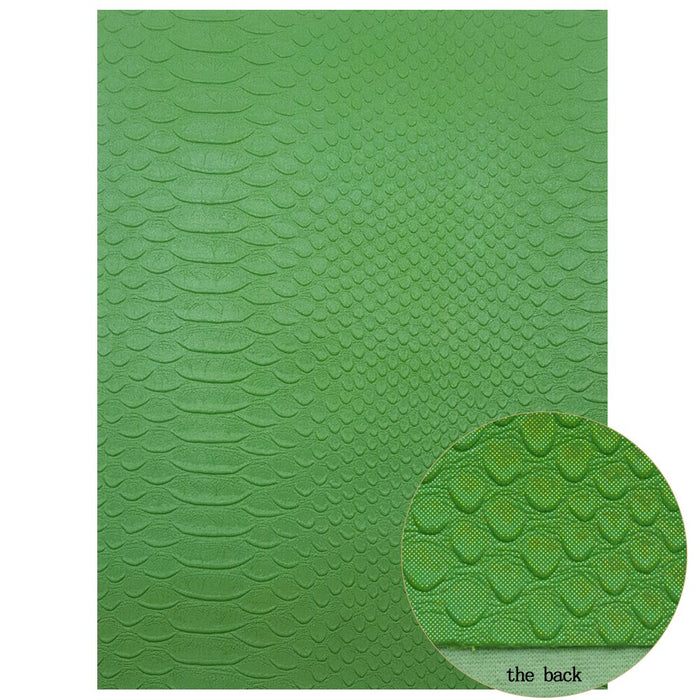 Luxurious Alligator Print Vegan Leather Sheets - Crafting Essentials