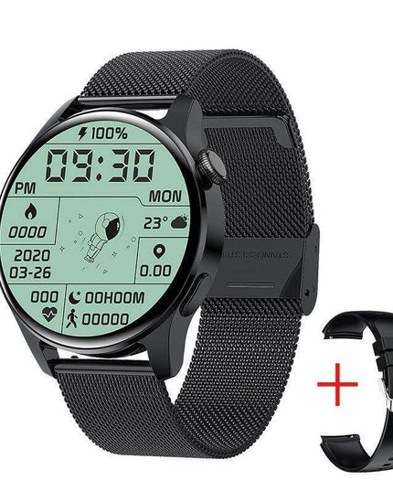 Sleek Waterproof Smartwatch with Touchscreen and Advanced Health Tracking Features