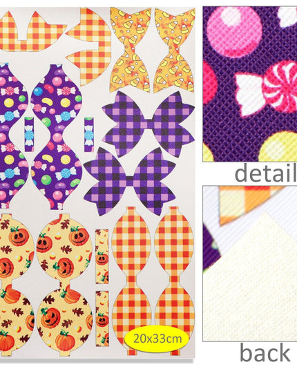 Spooky Season Cartoon Leather DIY Craft Kit: Creative Project Bundle