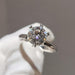 Crown Jewel CZ Diamond Sterling Silver Promise Ring