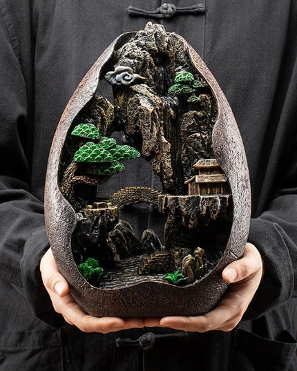 Tranquil Stream Backflow Incense Cascade Burner