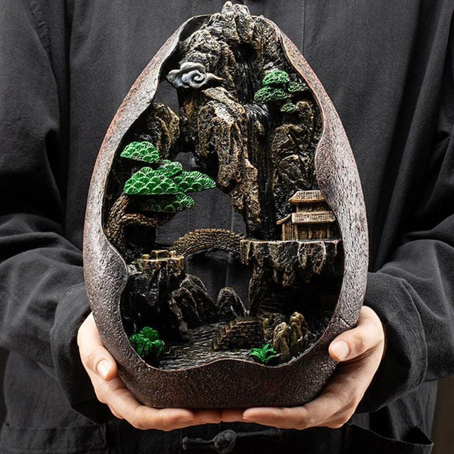Tranquil Stream Backflow Incense Cascade Burner