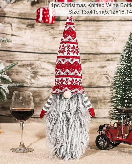 Holiday Cheer Wine Bottle Dress: Celebrate in Festive Elegance