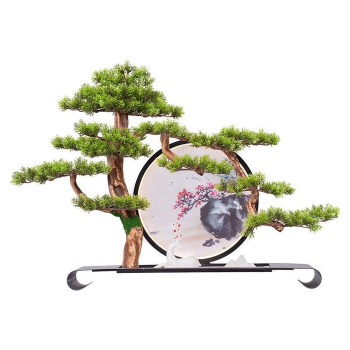 Tranquil Elegance: Exquisite Pine Tree Root Sculpture for Chic Home Decor