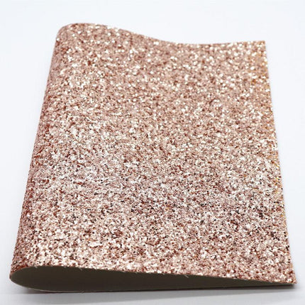 Glittery Faux Leather Craft Sheets for Creative DIY - 21CM x 29CM