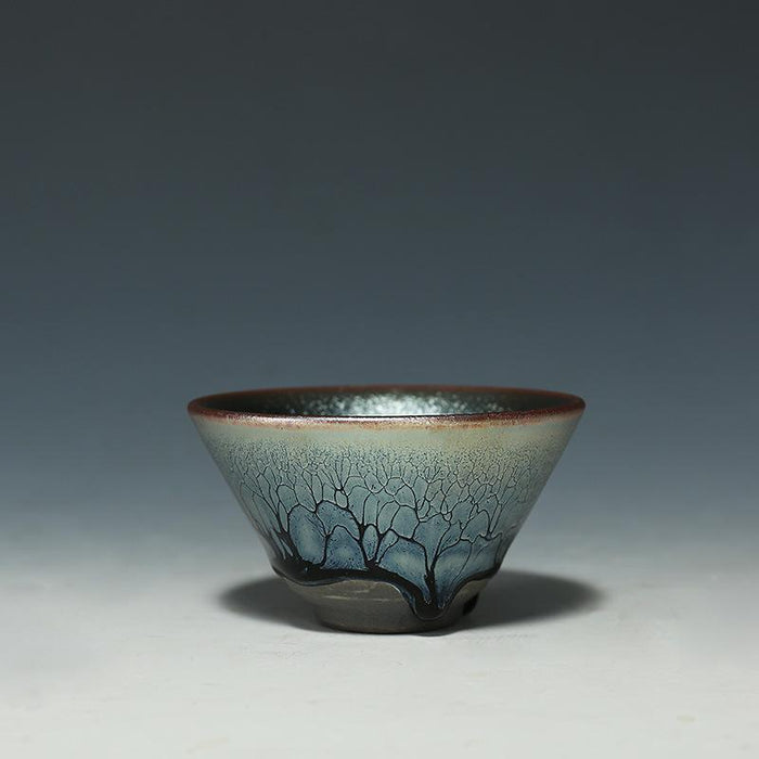 Elegant Porcelain Tea Set with Japanese/Chinese Ceramic Cups