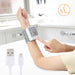 Smart Wireless Wrist Blood Pressure Monitor with Voice Activation and USB Recharge Capability