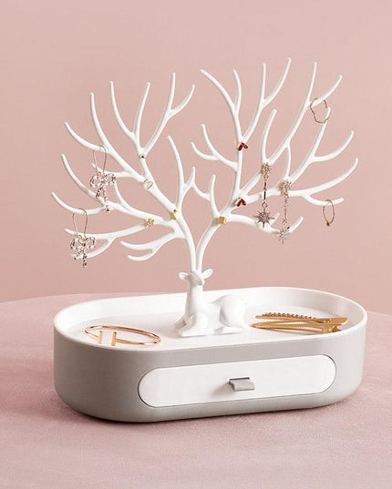 Chic Antler Jewelry Organizer - Elevate Your Display with Timeless Elegance