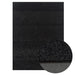 Chunky Glitter Black Faux Leather Crafting Sheets - Creative DIY Kit