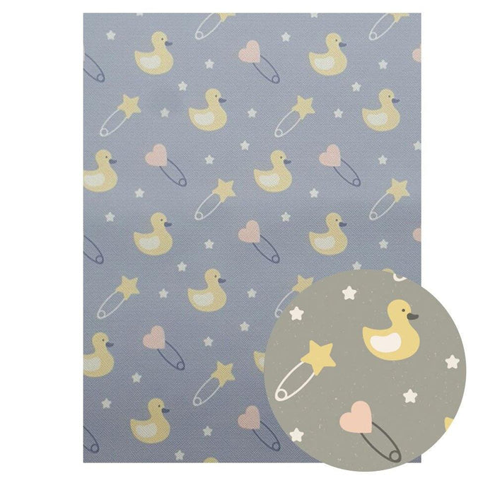 Create Your Own Style with Luxe Cartoon Print Bow Faux Leather Sheets