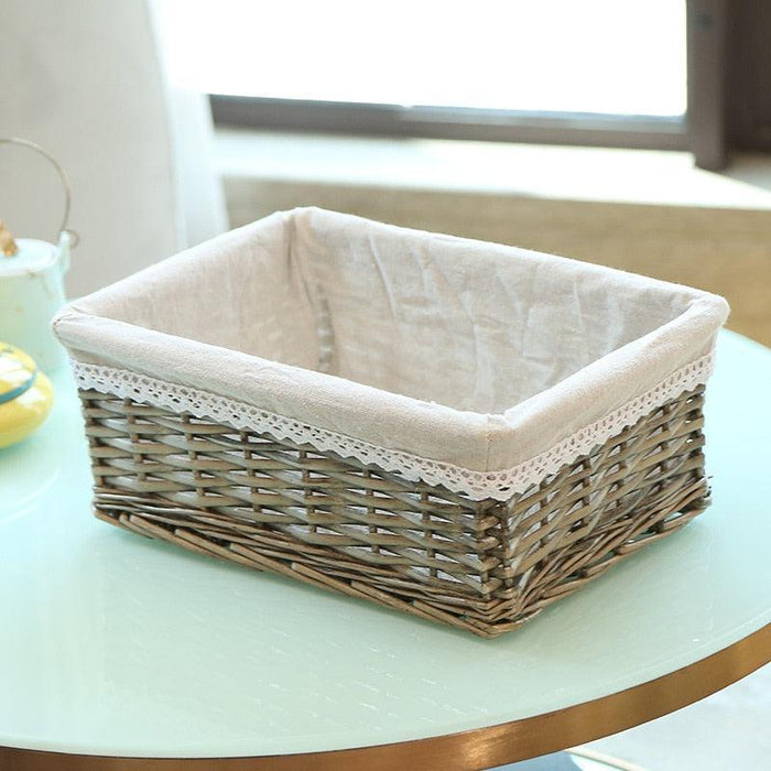 Willow Storage Baskets - Versatile and Eco-Friendly Home Organization Solution