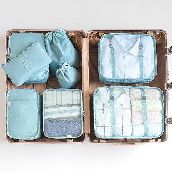 Travel Smart: Versatile 8/6/1-Piece Organizer Set for Effortless Packing