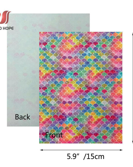 Chic Blossom Glitter Fabric Set: Luxe Materials for Stylish DIY Creations