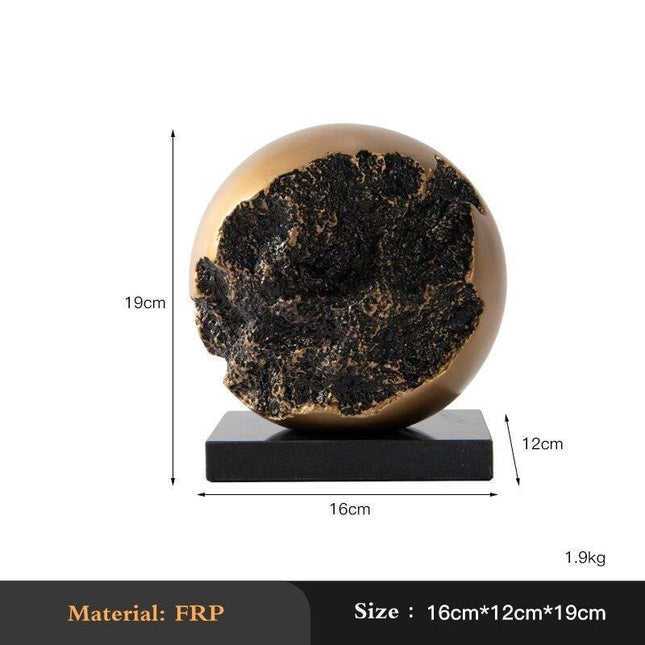 Chic Corrosion-Inspired FRP Sculpture for Stunning Home Accents