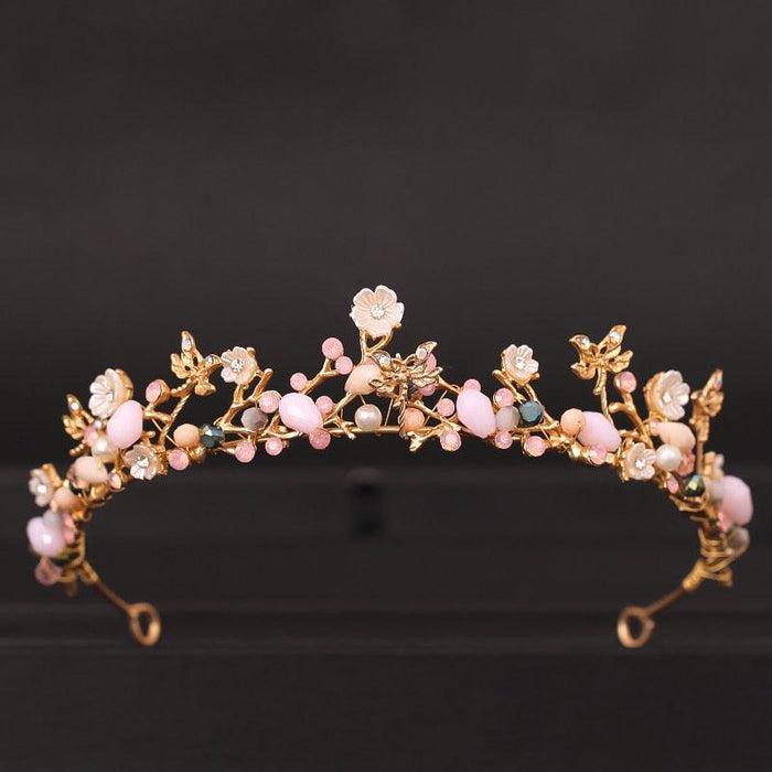 Regal Baroque Tiara - Elegant Headpiece for Memorable Events