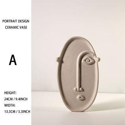 Scandinavian Charm Ceramic Vase: A Harmonious Blend of Style and Sophistication