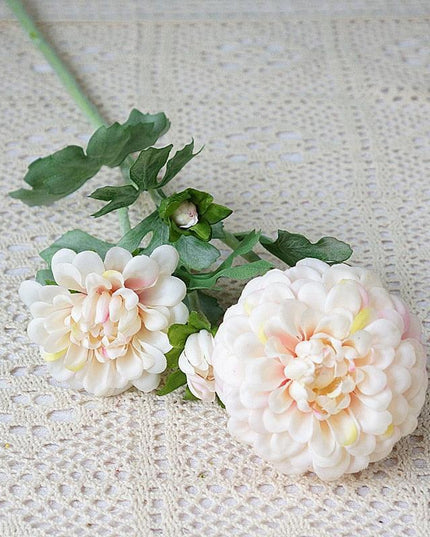 Lifelike Premium Dahlia Floral Arrangement - Sophisticated Artificial Decor