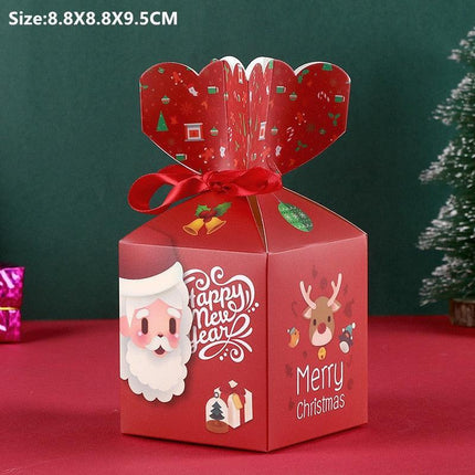 Christmas Cheer: Santa's Whimsical Candy Cottage Décor and Gift Box Set