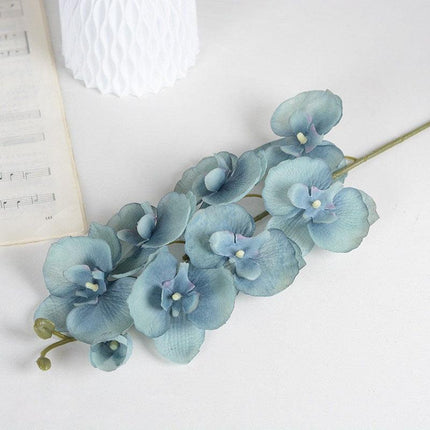 Orchid Splendor: Luxurious Silk Floral Arrangement for Stylish Living