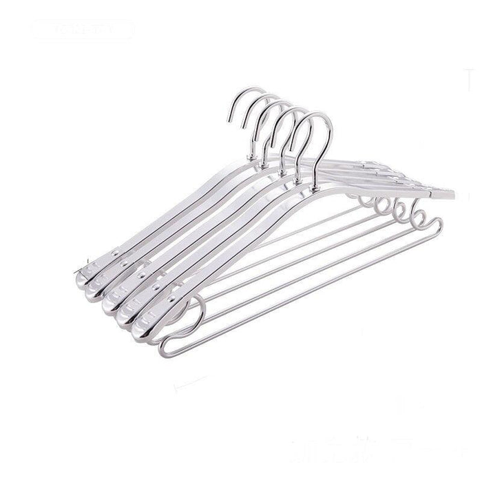 Aluminum Alloy Wardrobe Hangers Set: Space-Saving and Long-Lasting