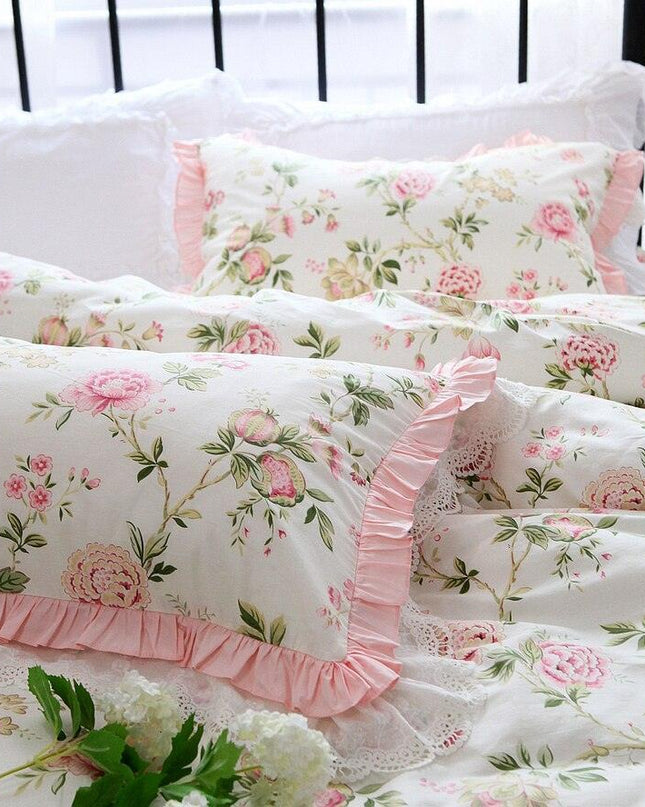 Enchanted Lace Dream Cotton Pillowcase Duo