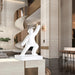 Tai Chi Abstract Figure Sculpture for Tranquil Home and Office Ambiance