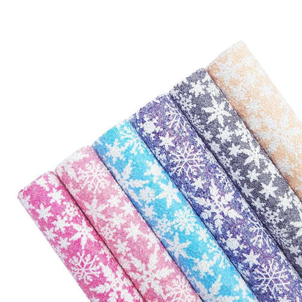 Sparkling Winter Wonderland Leather Crafting Sheets - Essential for DIY Projects