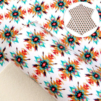 Stylish Geometric Faux Leather Craft Sheets for Innovative DIY Creations