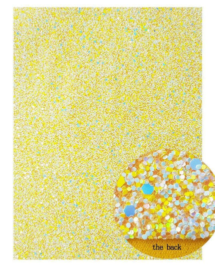 Glittering Chunky PU Leatherette: The Ultimate DIY Crafting Companion