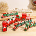 Joyful Christmas Train Decoration - Festive Wooden/Plastic Ornament for Holiday Cheer
