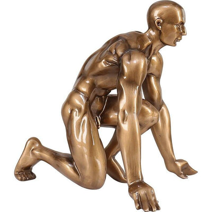 Sophisticated Bronze Resin Art Piece for Stylish Home Décor