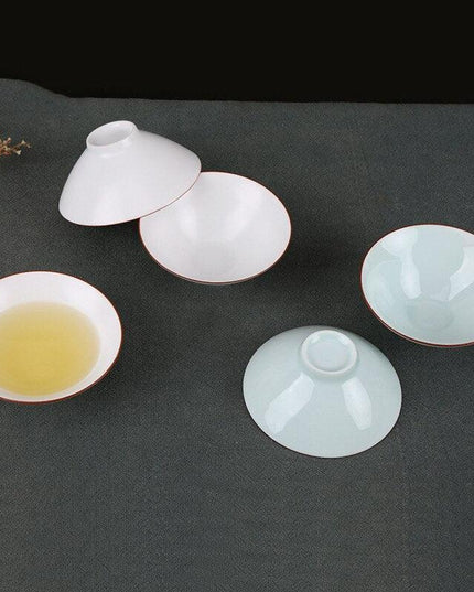 Handcrafted Elegance: Premium White Jade Porcelain Teacups for the Ultimate Tea Experience