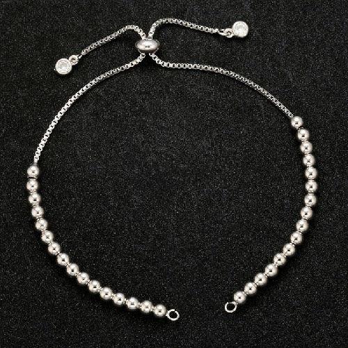 Sophisticated Customizable Brass and Rhinestone Chain for Stunning DIY Bracelet Designs