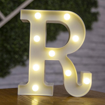 Luxurious Illuminated Alphabet Lights for Elegant Decor